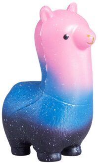 Squishy Regenboog Alpaca Telefoon Bandjes Langzaam Stijgende Broodje Charmes Speelgoed Stress Relie