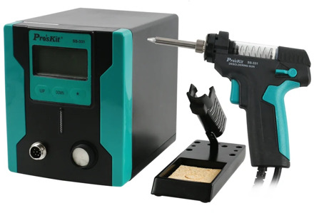 SS-331 ESD LCD Digital Desoldering Pump Electric BGA Desoldering Suction Gun Electric Vacuum Solder Sucker Gun