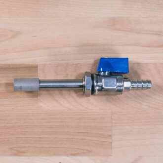 Ss Brewtech™ carbonatiesteen met schroefdraad voor standaard 38 l (10 gal) en 159 l (1 bbl) Brite tanks