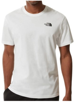 SS Redbox Tee Heren Outdoorshirt - TNF White - Maat XL