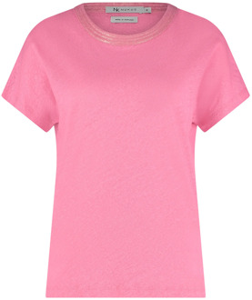 Ss24013343 secchia top pink Rood - XS