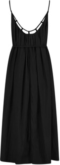 Ss24121005 isabel dress robe black Zwart - L
