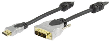 SS5551/10 10 m HDMI DVI-D Zwart