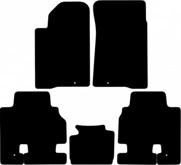 Ssangyong Automatten passend voor Ssangyong Kyron 2005- 5-delig BL1794765