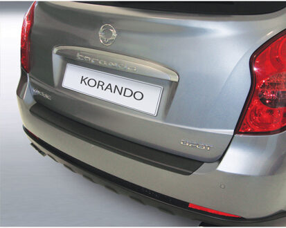 Ssangyong Bumper beschermer passend voor SsangYong Korando 2011- Zwart GRRBP489