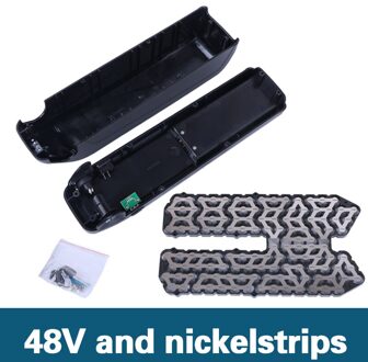 SSE-077 Hailong Down Buis Onderbuis E-Bike Elektrische Fiets Batterij Box Case Met 10S 6P 13S 5P Nickle Strips Met Usb 5V Uitgang 48V en nickelstrips