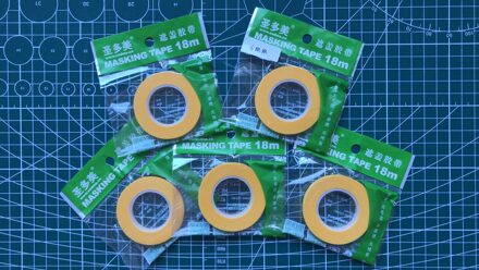 Ssmodelkit Afplakband Retill 6Mm * 5 Pcs Model Speciale Tape