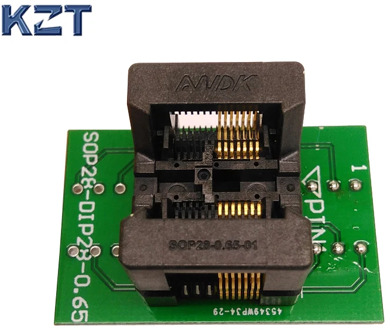 SSOP14 TSSOP14 to DIP14 Programming Socket Pitch 0.65mm IC Body Width 4.4mm 173mil Flash Test Socket Adapter