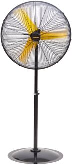 ST-30P-E Statiefventilator - Staande Ventilator voor Bouwplaats - 82dB - IP12 - 69,9 x 69,9 x 210,9 CM - Staal Geel