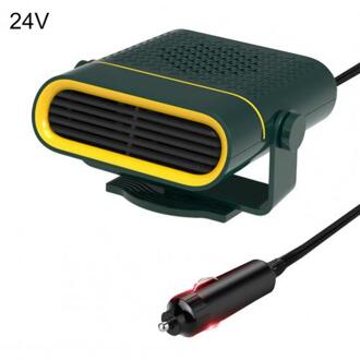 ST-6607 Fan Heater Multipurpose Quick-Verwarming 12V/24V Auto Car Vehicle Ontdooier Auto Elektrische Accessoires groen 24v