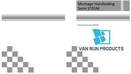 ST01 vaste wand - 60x200cm - helder glas met satijnbaan - - dikte 8mm - stabilisatiestang - muurprofiel - Chroom ST0150060GSCHM