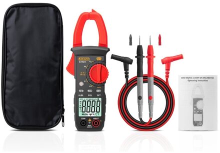 ST181/182 Digitale Stroomtang Dc/Ac Stroom 4000 Counts Multimeter Amperemeter Voltage Tester Auto Amp Hz Capaciteit ncv Ohm Test