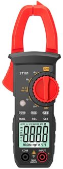 ST181 Digitale Stroomtang Huidige 4000 Counts Multimeter Amperemeter Voltage Tester Auto Amp Hz Capaciteit Ncv Ohm Test
