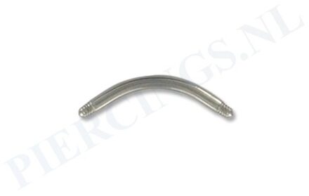 Staafje banana 1.2 mm 8 mm