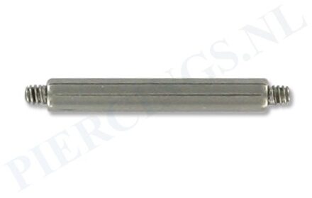 Staafje barbell 2.5 mm