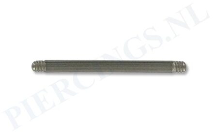 Staafje barbell titanium 1.6 mm 8 - 24 mm 16 mm