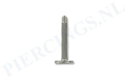 Staafje labret 1.2 mm 12 mm