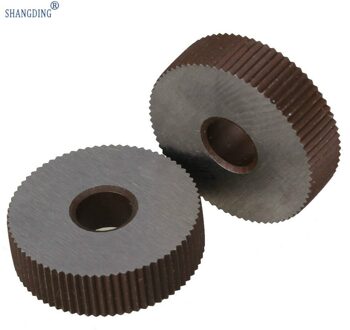 Staal 0.3 Mm Pitch Lineair Knurl Wiel 28 Od Enkele Rechte Grof Patroon Opruwen Tool Pack Van 4 Legering