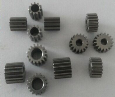 Staal 0.5 Modulus Versnelling 0.5 M 17T 3.175mm 4 mm 5mm boring diameter/0.6 Modulus 0.6 M 15T 5mm Voor 36mm 42mm planetaire versnellingsbak 0.5M 17T 4mm