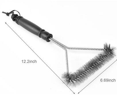 Staal Bbq Borstel Grill En Schraper Bbq Cleaner Brush Perfect Gereedschap Grill Borstel Ideaal Barbecue Accessoires