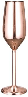 Staal Champagne Beker Wijn Glas Cocktail Glas Glas Restaurant Beker Gold Rose Bar Wijn Metalen H2Q8 02