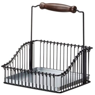 Staal Opslag Bin Onder Plank Draad Rek Mand Keuken Organizer Kast Thuis Leveringen Afwerking Organizer Mand