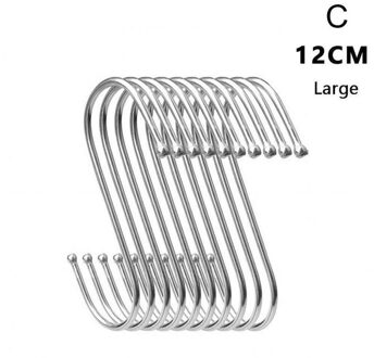 Staal S Haak Kleerhanger Schoenen Thuis Keuken Badkamer Haken Haak Opslag Levert Metalen Worst U2I5