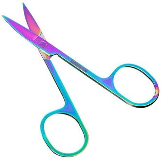 Staal Schoonheid Wenkbrauw Schaar Neus Haar Schaar Gereedschap Manicure Cut Makeup Beauty Trimmen Nail Tweezer D3U4