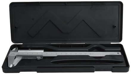 Staal Schuifmaat Met Self Lock 6 "0-150Mm Metalen Remklauwen Gauge Microm Metaalbewerking Meetinstrumenten