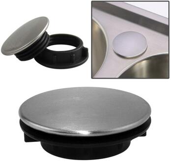 Staal Sink Plug Afvoer Wastafel Kraan Gat Dispenser Tool Drainage Badkamer Cover Systeem Accessoires Drainage T7D9