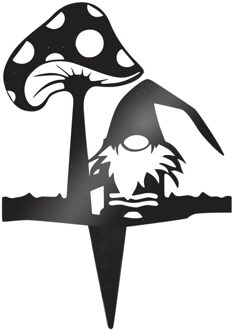 Staal Tak Gnomes Decoratie Metalen Boom Art Metal Gnomes Tuin Staal Zilver Woondecoratie Accessoires Staal Zilveren Pop December