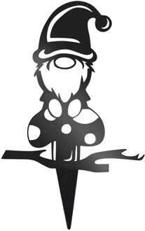 Staal Tak Gnomes Decoratie Metalen Boom Art Metal Gnomes Tuin Staal Zilver Woondecoratie Accessoires Staal Zilveren Pop December