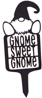 Staal Tak Gnomes Decoratie Metalen Boom Art Metal Gnomes Tuin Staal Zilver Woondecoratie Accessoires Staal Zilveren Pop December