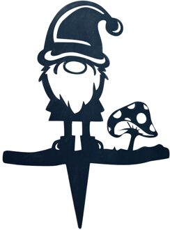 Staal Tak Gnomes Decoratie Metalen Boom Art Metal Gnomes Tuin Staal Zilver Woondecoratie Accessoires Staal Zilveren Pop December