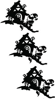 Staal Tak Gnomes Decoratie Metalen Boom Art Metal Gnomes Tuin Staal Zilver