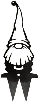 Staal Tak Gnomes Decoratie Metalen Boom Art Metal Gnomes Tuin Staal Zilveren Tuin Gnome Decoratie Metalen Huis Decoratieve