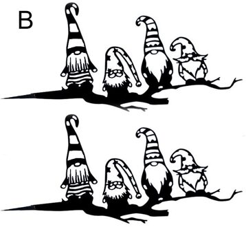 Staal Tak Gnomes Decoratie Metalen Boom Art Metalen Decoratieve Gnomes Tuin Staal Zilveren Borden Winter Outdoor Tuin Ornamenten