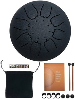 Staal Tong Drum 6 Inch 8 Tune Hand Drum Set Tank Hank Drum Met Drumstick Pad Draagtas Percussie Instrument marine