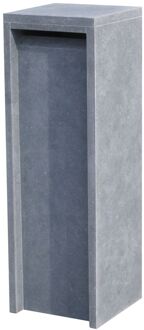 Staande Brievenbus Alicante Modern - Natuursteen - Blauwe Hardsteen - 34x103x34cm