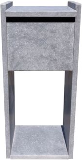 Staande Brievenbus Everest - Natuursteen - Blauwe Hardsteen - 41x100x32cm