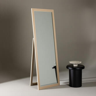 Staande Spiegel 'Kaycie' 170 x 55cm, kleur Whitewash