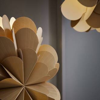 Staande ster Maravilla, goud/zwart Hoogte 68 cm goud, zwart