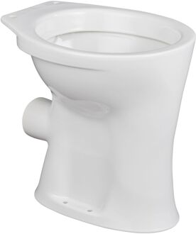 Staande Toiletpot - Blavet - Vlakspoel - 36,5x46cm - Wit