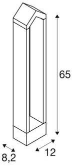 Staande tuinlamp Rascali 65 Pole 1000801