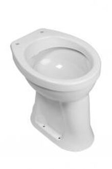 staande verhoogde toiletpot +6 AO wit