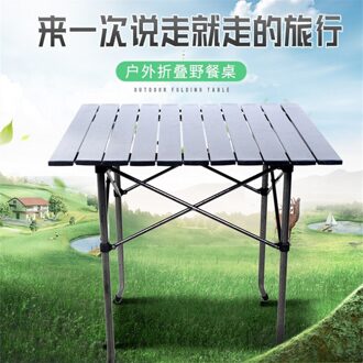 Stabiele Verbeterde Klaptafel Outdoor Klaptafel Verspreid Tafel Klaptafel Draagbare Aluminium Camping Wandelen Tafel Self-Drivi