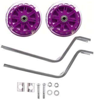 Stabilizer Wielen Universele Kind Fiets Wielen Extra Fiets Stab Training Kinderen Auto Knipperen Wiel + Lager Set # BL3