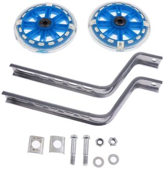 Stabilizer Wielen Universele Kind Fiets Wielen Extra Fiets Stab Training Kinderen Auto Knipperen Wiel + Lager Set # BL3