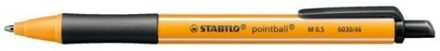 STABILO Balpen Stabilo Pointball 6030/46 zwart