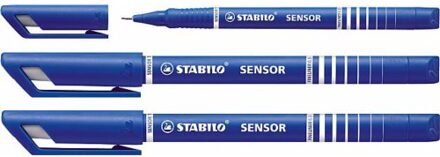 STABILO fineliner SENSOR (serie 187 - 189), blauw